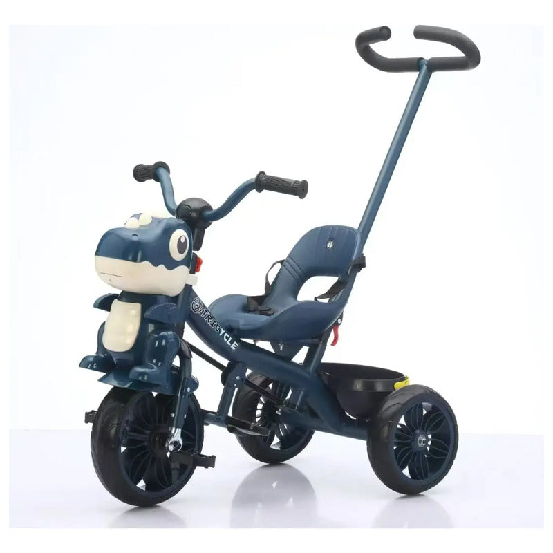 Triciclo Infantil Dinosaurio Con Música Y Cesta Tr-066