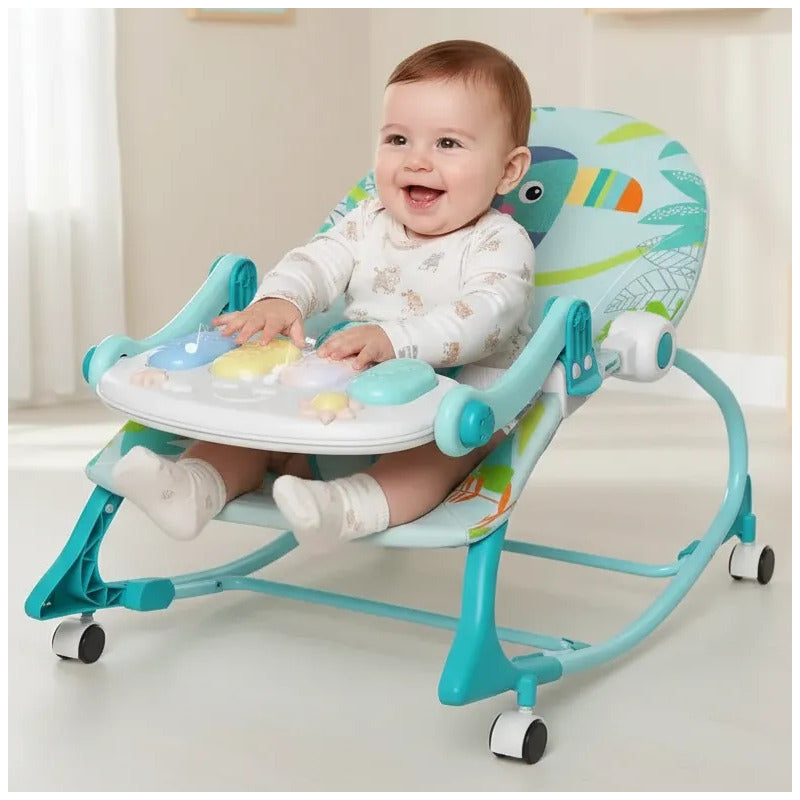 Silla Mecedora Musical Con Ruedas, Piano Musicales 7193