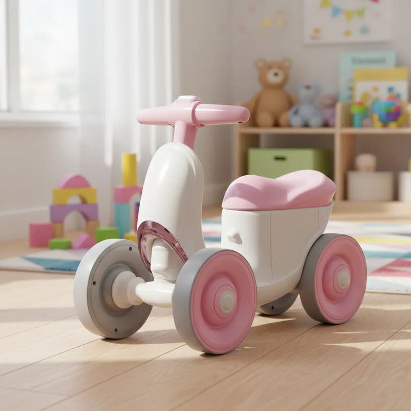 Carrito  Montable  Impulso De Bebe Luces Y Sonido
