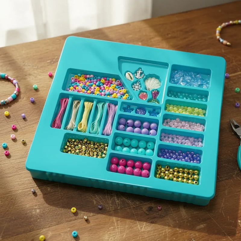 Set Para Hacer Pulseras Con Colores Y Figuritas Px1591-1