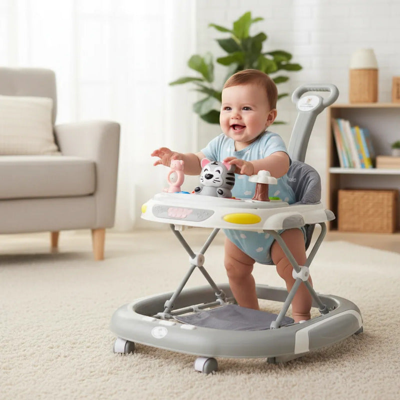 Caminador Mecedora  Musical Bebe Tapete Saltarin Tigre 341b