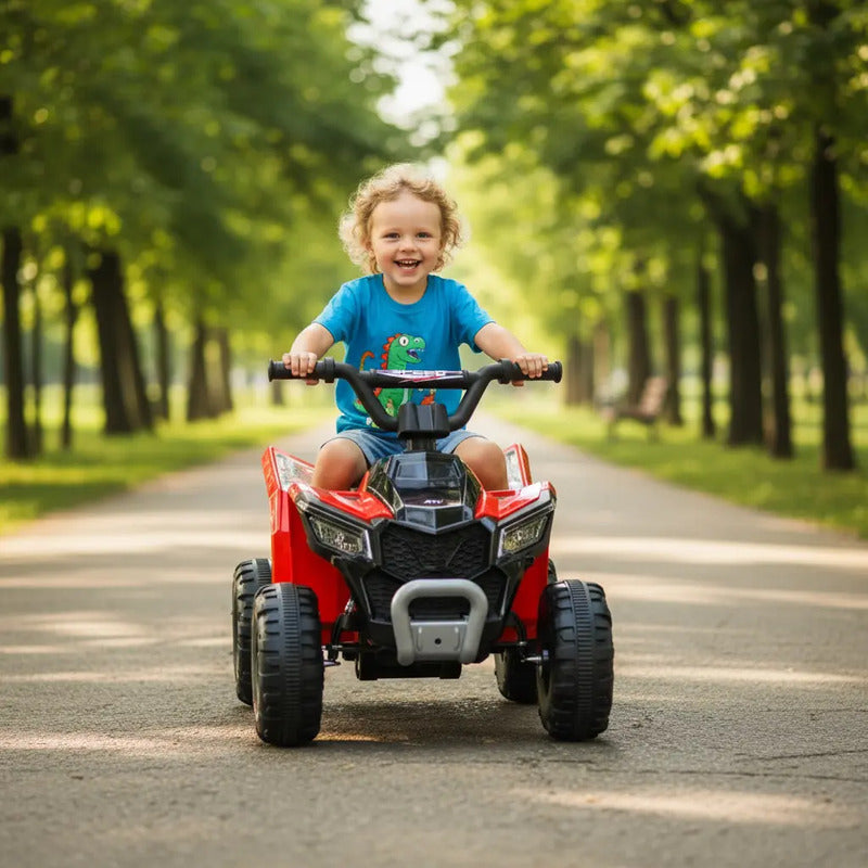 Cuatrimoto Eléctrica Para Niños 6v Velocidad Ajustable Mt001