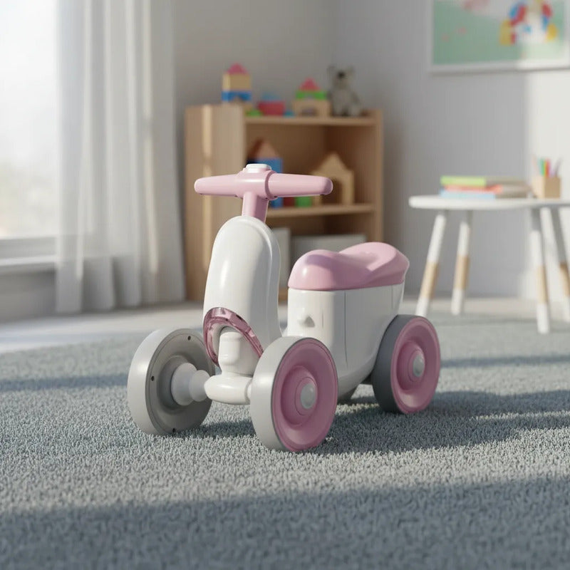 Carrito  Montable  Impulso De Bebe Luces Y Sonido