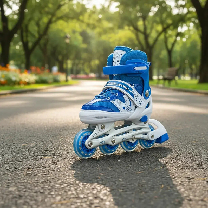 Patines En Línea Ajustables Niños Niñas Semiprofesional