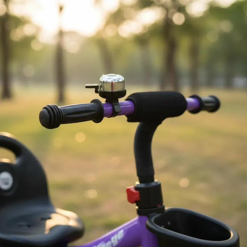 Triciclo Paseador Con Guía Para Niños Niñas 6034 Violeta