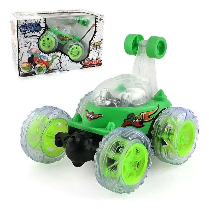 Carro Loco Recargable Control Remoto Acrobacias 360 Juguete