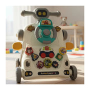 Andadera Caminador Kidshop3 En 1 Mesa Y Actividades He0801-1 Color Gris