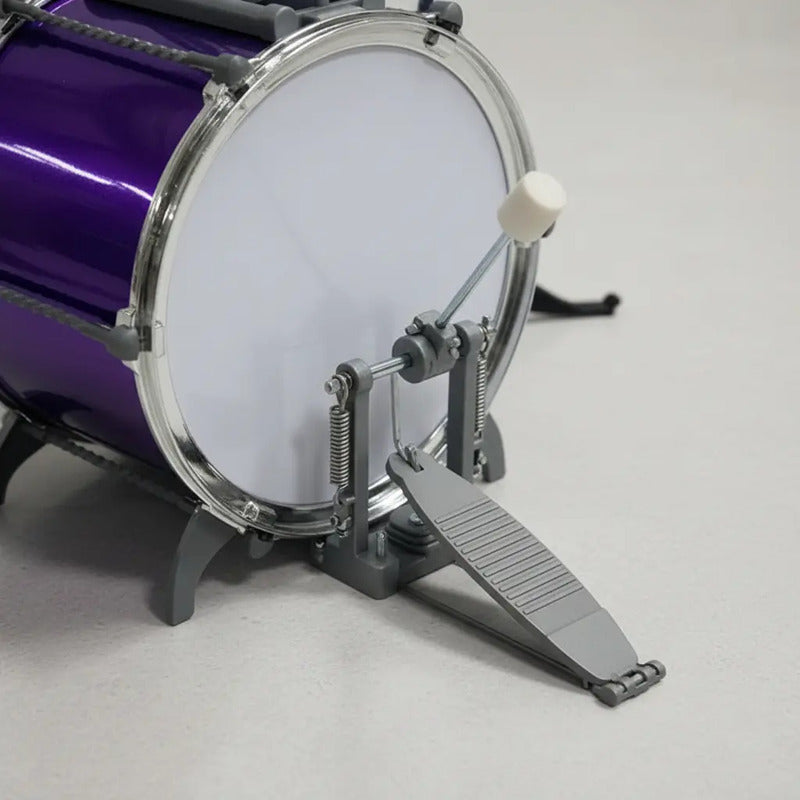Set Batería Musical 7tambores + Silla Niños Percusión Hk8031
