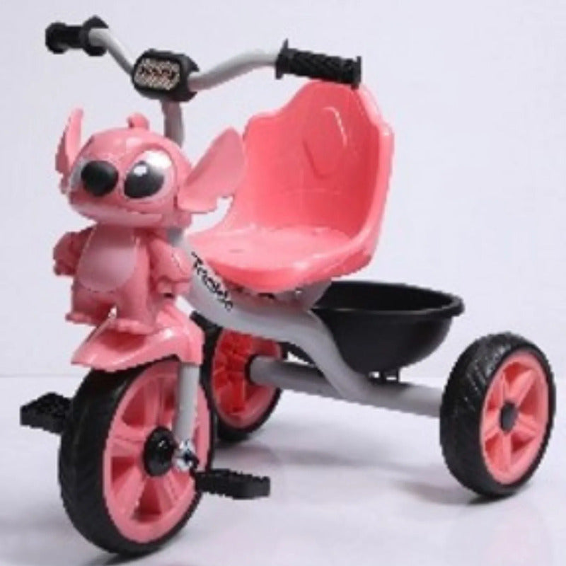 Triciclo Bicicleta Infantil Musical Kidshop 6067 Rosa Chicle