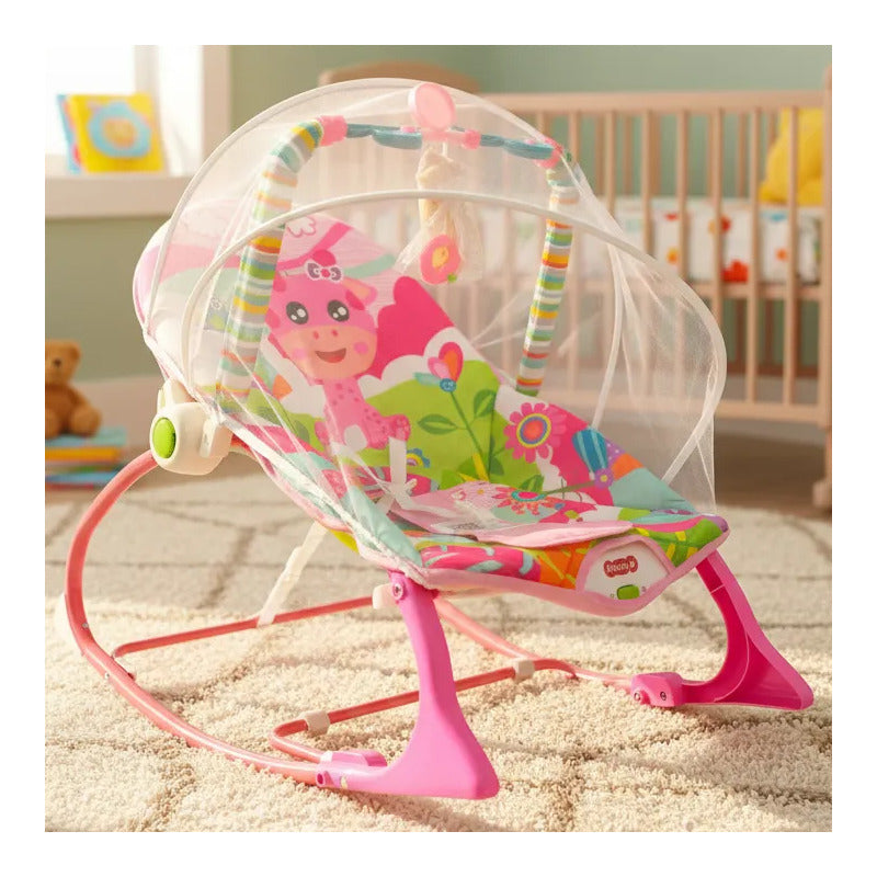 Silla  Vibradora Mecedora Musical  Niña-niños Baby Rocker