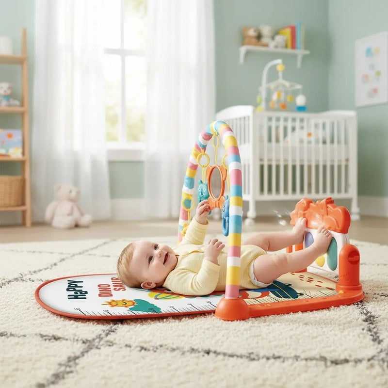 Gimnasio Didactico Juego Bebe Tapete Piano Musical Dry14