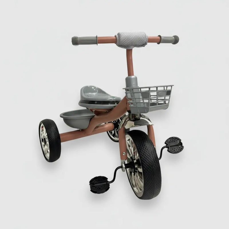 Triciclo Bicicleta Infantil Canasta Músical 6031