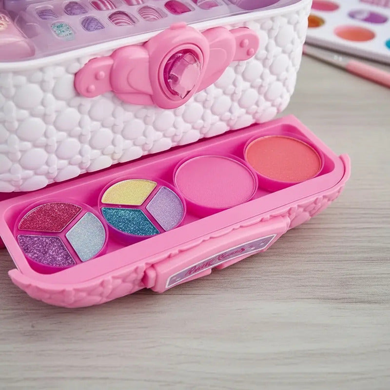 Maquillaje Real Para Niñas, Lavable Y No Tóxico Maleta 1246