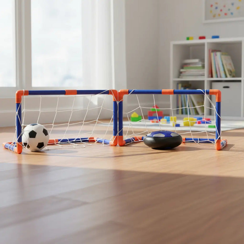 Set De 2 Canchas Futbol Pelota Flotante X-5241 Azul