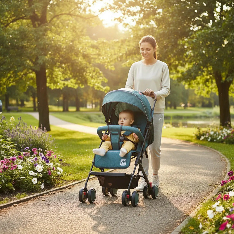 Coche Para Bebe Paseador  Premium Tipo Maleta Toldillo 8078
