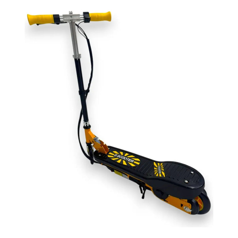 Patineta Scooter Eléctrico Kidshop Pt07 Color Amarillo