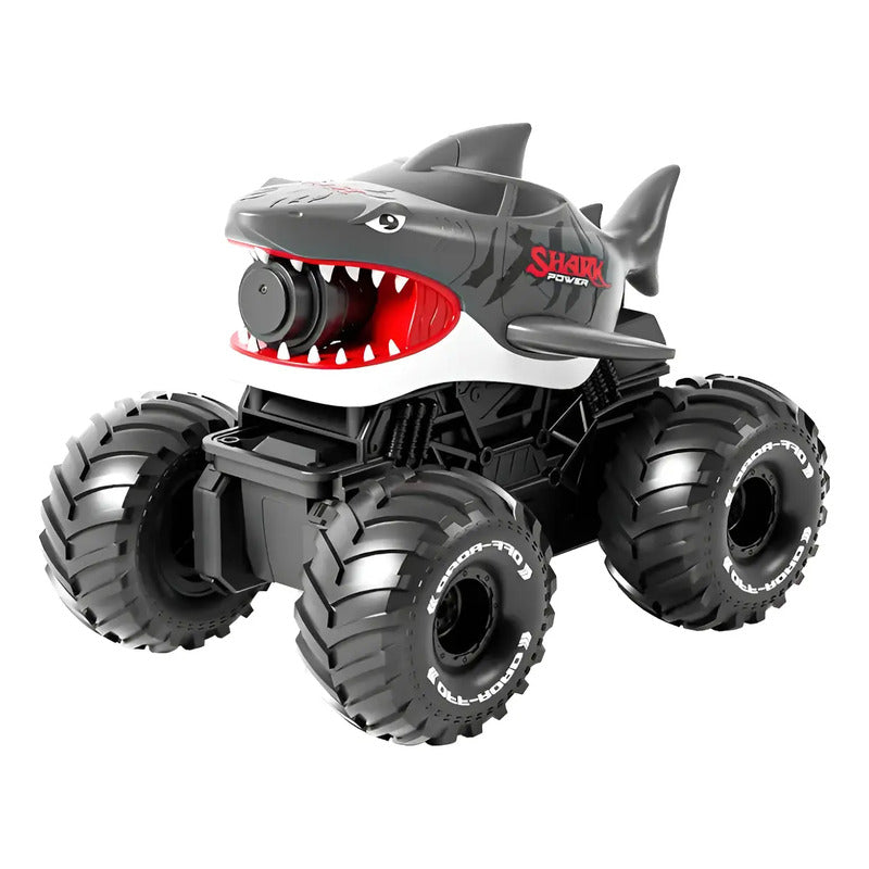 Tiburón Carro Control Remoto Agua Recargable Gk5615 Color Gris