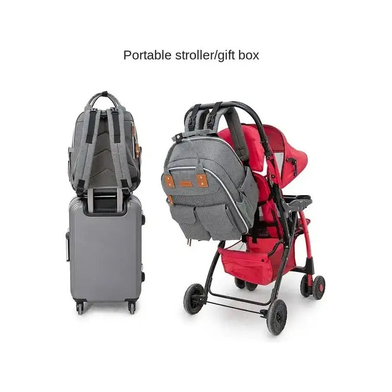 Pañalera Bolso Materno Multifuncional Cambiador  Ld2204