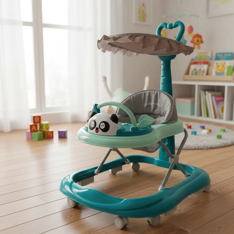 Caminador Andadera Guia Tapete Para Bebe  Panda321b