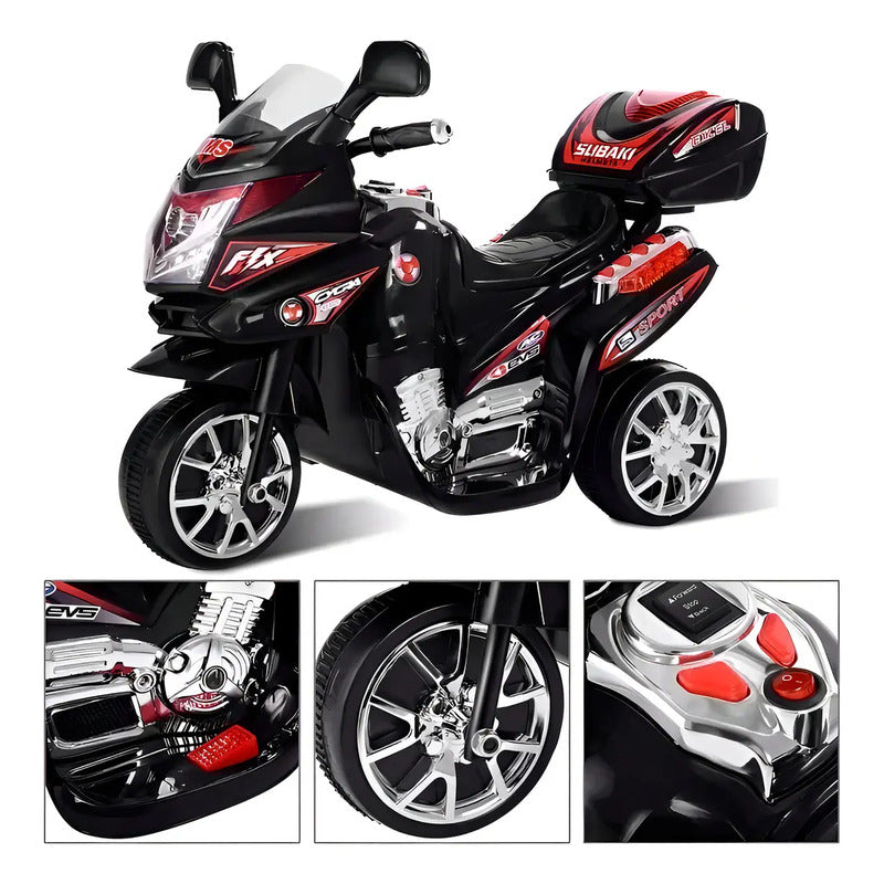 Moto Eléctrica Montable Kidshop 2025 6v 1 Asiento Color Rosado 110/220v
