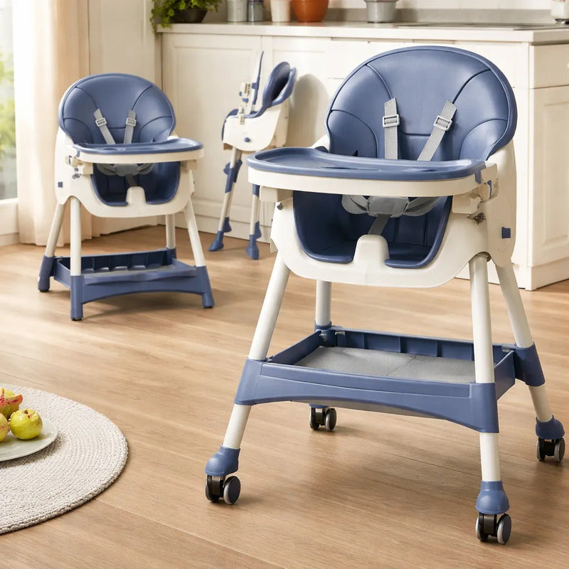 Silla Comedor Para Bebe Plegable Con Ruedas 555-13a
