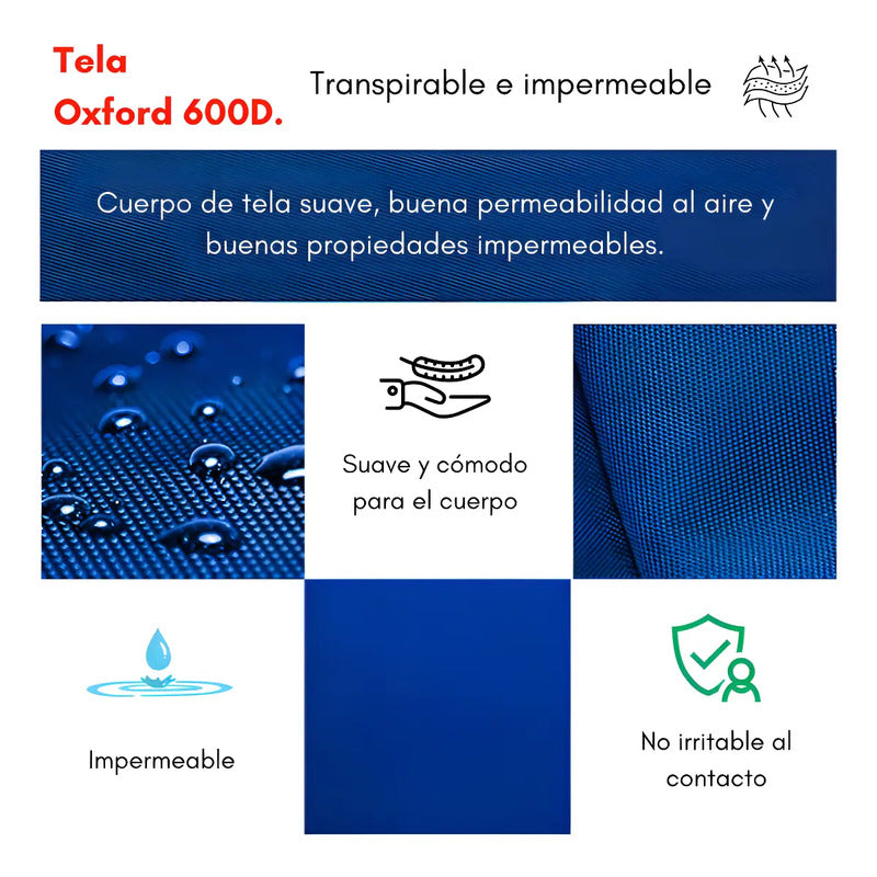 Silla De Camping Plegable Con Portavaso Y Bolso De Transporte Azul