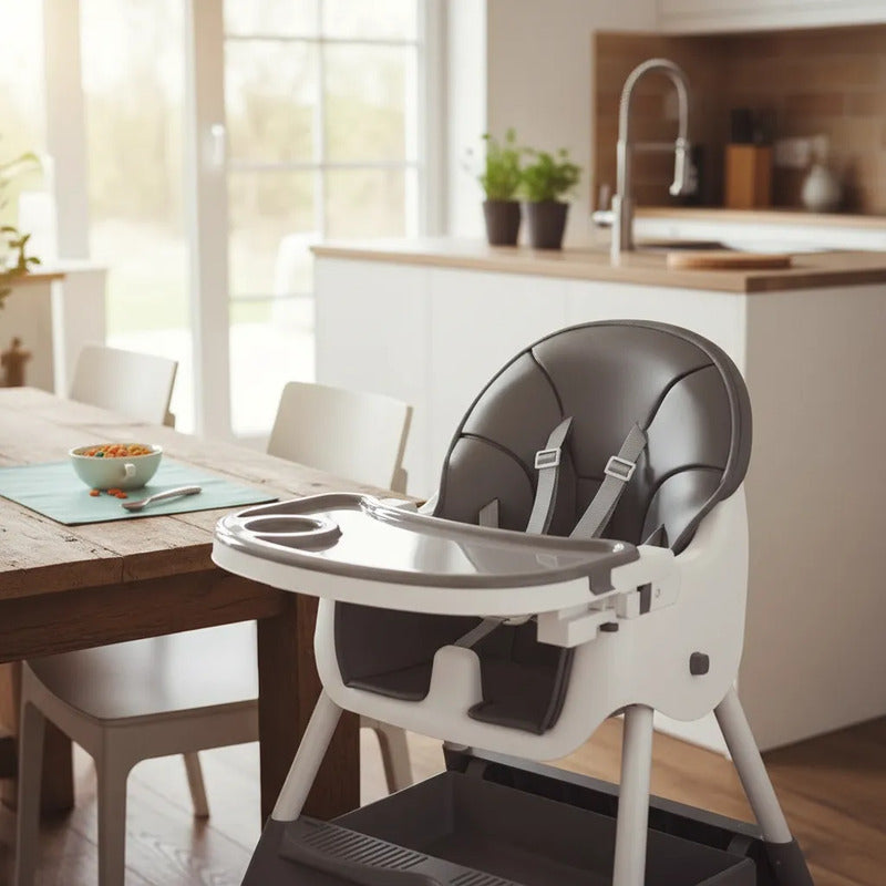 Silla Comedor Para Bebe Plegable Con Ruedas 555-13a