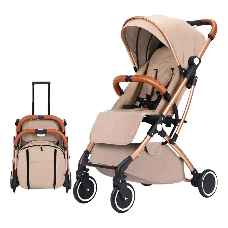 Coche Tipo Maleta Facil Plegable Para Bebe + Toldillo 8005