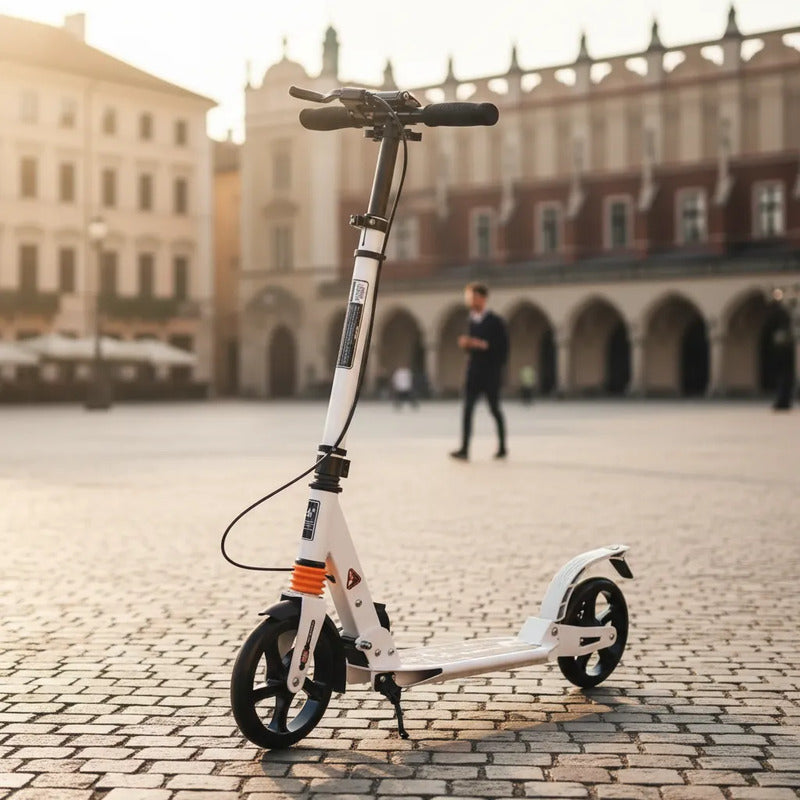Patineta Mono Patín Scooter Freno Qc-002s