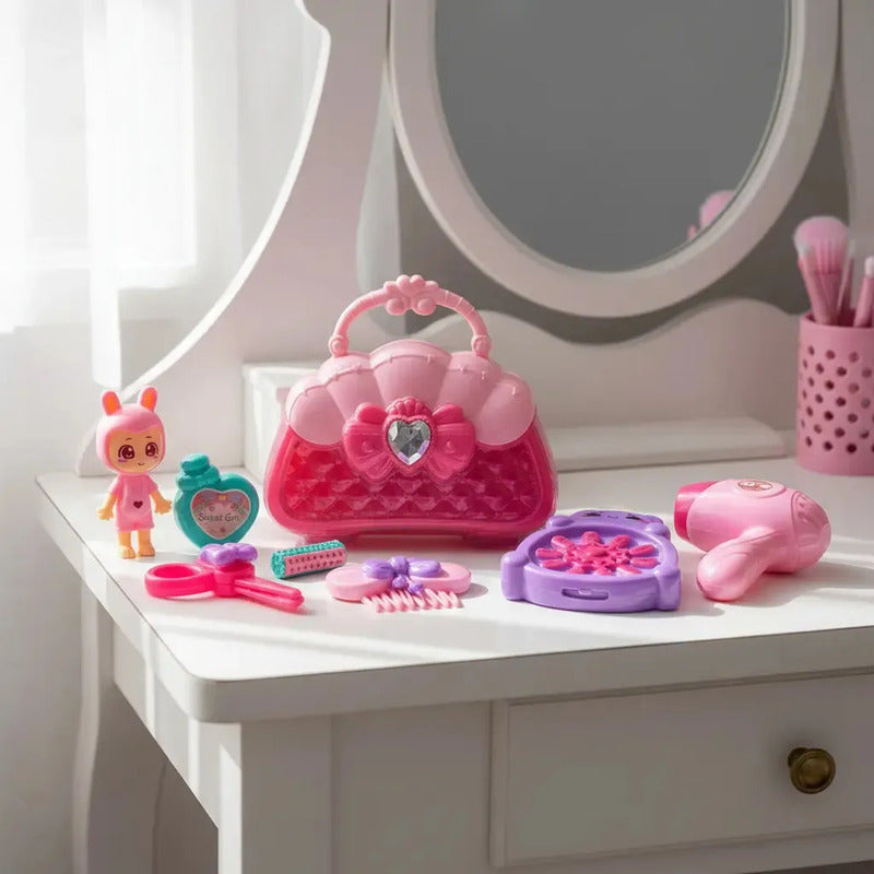 Set De Juguete De Belleza Portátil Con Accesorios Px1595