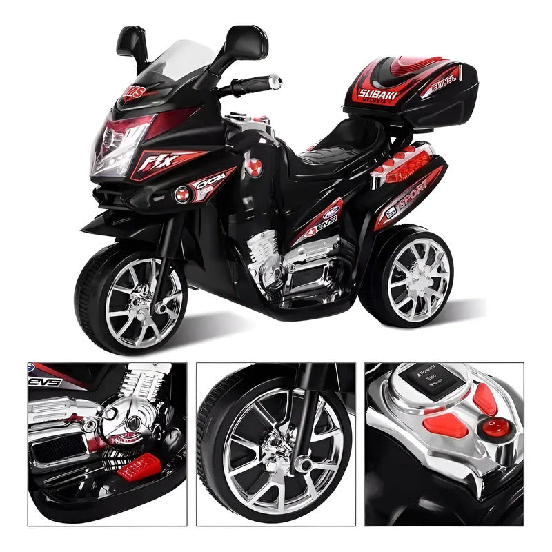 Moto Eléctrica Kidshop 2025 Montable 6v 1 Asiento