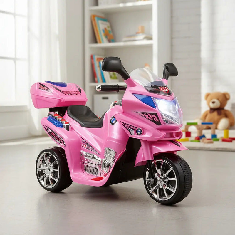 Moto Eléctrica Kidshop 2025 Montable 6v 1 Asiento