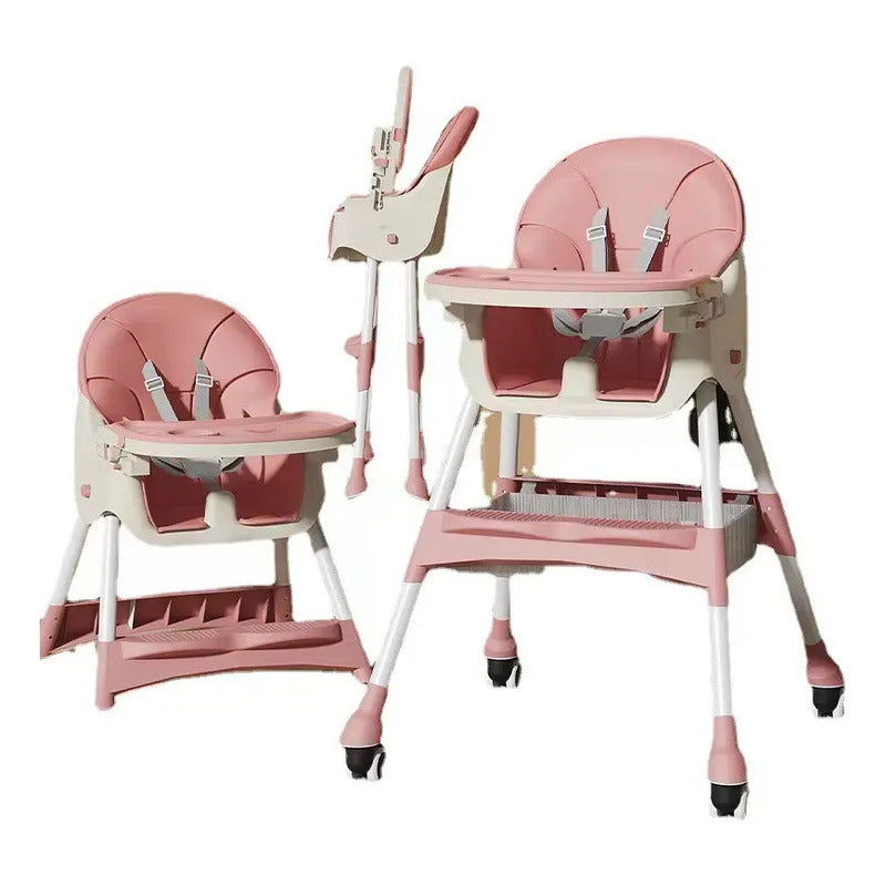 Silla Comedor Para Bebe Plegable Con Ruedas 555-13a