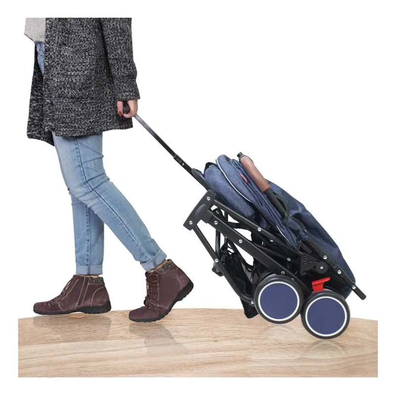 Coche Para Bebe Paseador  Premium Tipo Maleta Toldillo 8078