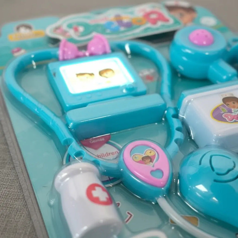 Juguete  Doctor Accesorios Para Médicos Pequeños X1250 Celeste