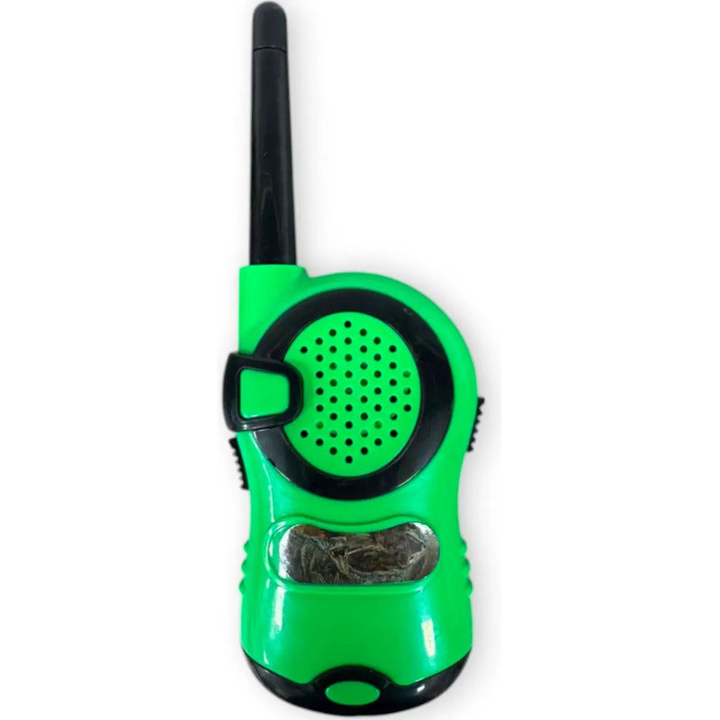 Radio De Voz Walkie Talkie Para Niños, Divertido 286 Color Verde
