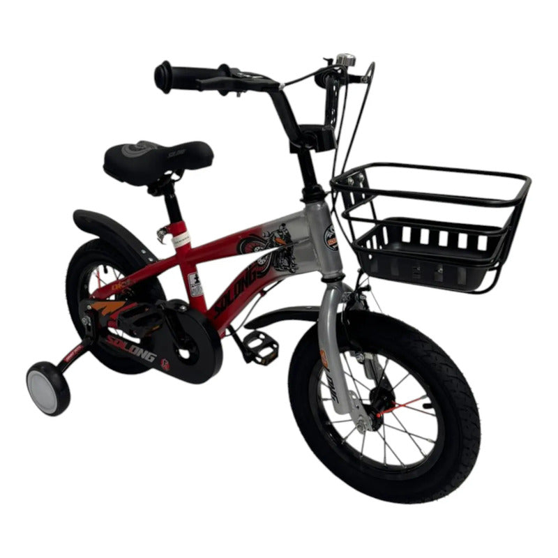 Bicicleta Niños Rin 12 Canasta Pito Frenos Bc01-d