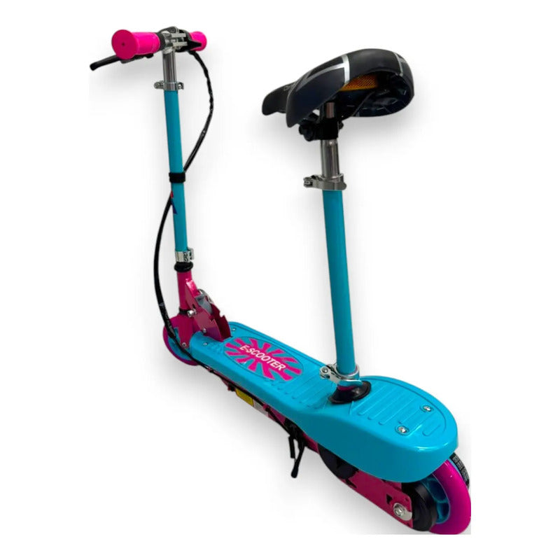 Patineta Scooter Eléctrico Kidshop Pt06 Con Silla