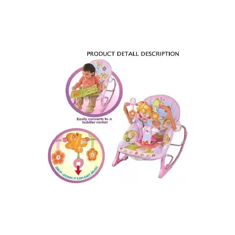 Silla  Vibradora Mecedora Musical  Niña-niños Baby Rocker