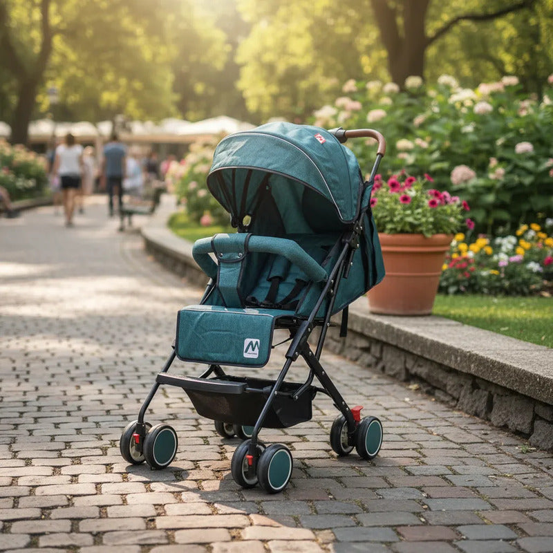 Coche Para Bebe Paseador  Premium Tipo Maleta Toldillo 8078