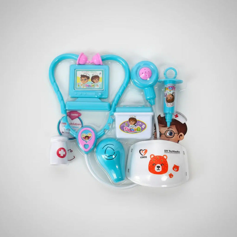 Juguete  Doctor Accesorios Para Médicos Pequeños X1250 Celeste