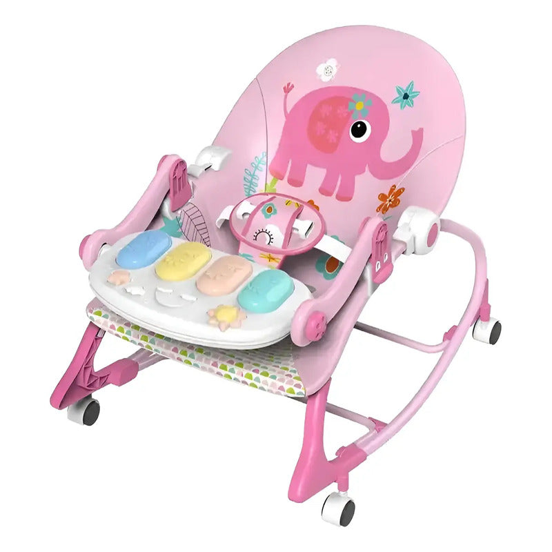 Silla Mecedora Musical Con Ruedas, Piano Musicales 7193