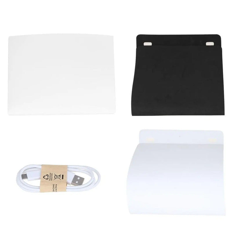 Estudio Fotografico Portatil + 2 Fondos+ Luces Led + Estuche 110v