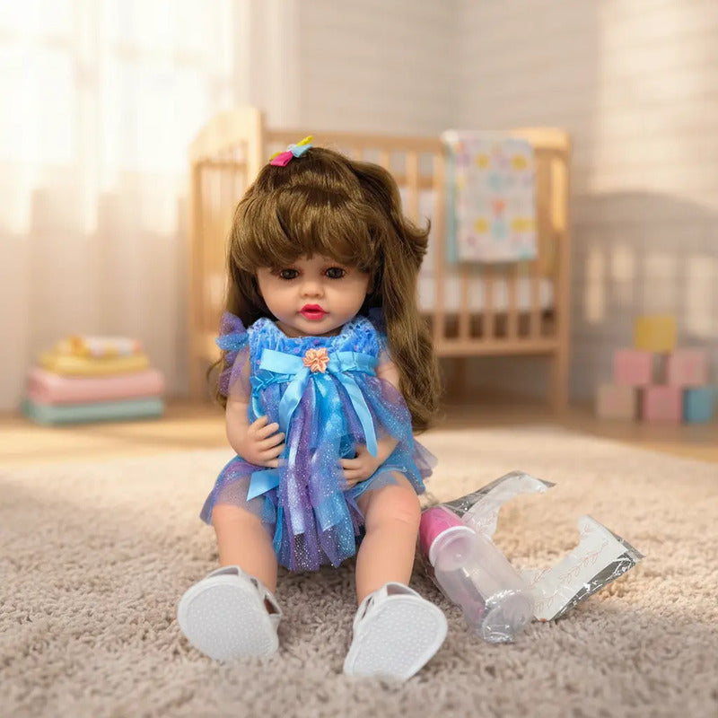 Bebe Aspecto Realista Función De Sonido 55 Cm M-641