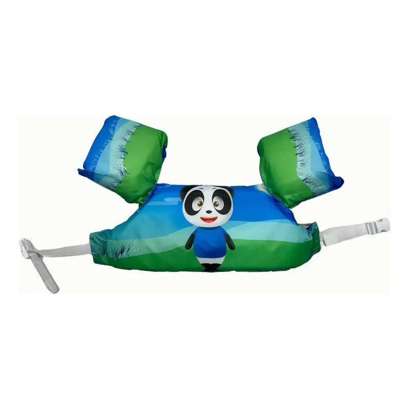 Chaleco Salvavidas Flotador Playa Verde/panda Panda
