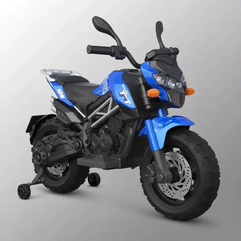 Moto Electrica Cross Llantas Auxliares, 2 A 6 Años,sonidos