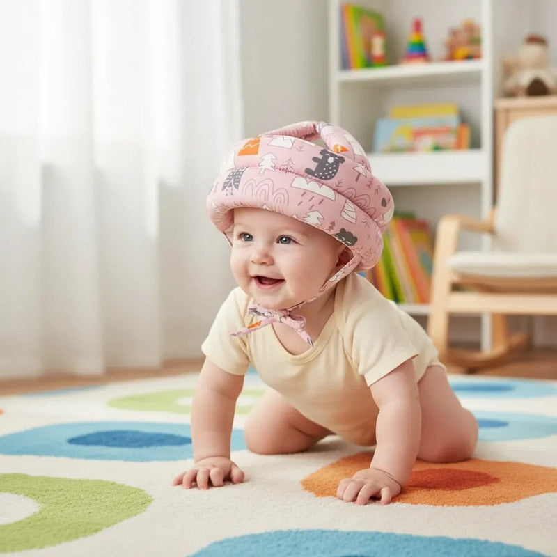 Casco Protector Para Bebé - Protección Contra Los Golpes