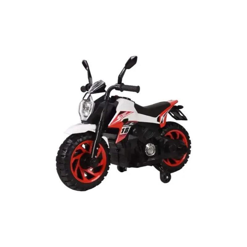 Moto Electrica Cross Llantas Auxliares 2 A 3 Años 6167-5