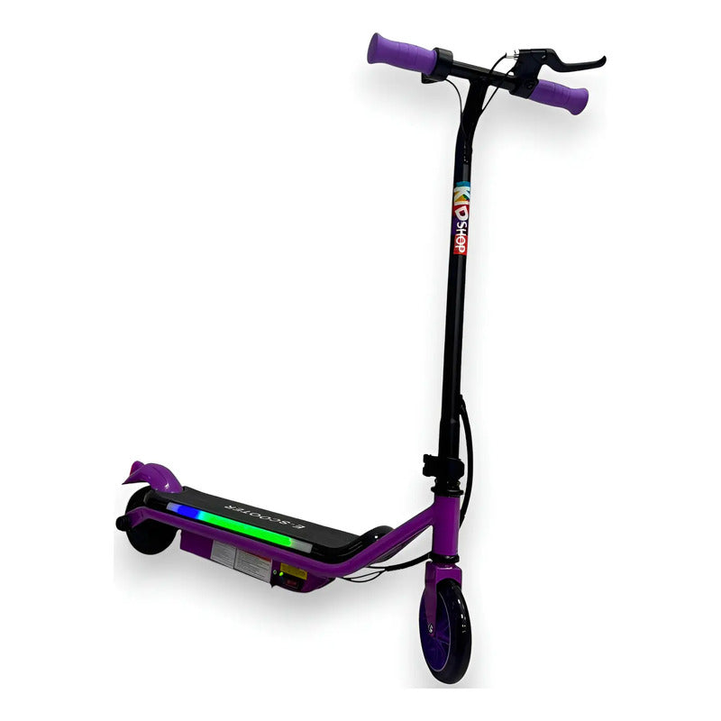 Patineta Scooter Eléctrico Con Luces  Kidshop Pt08