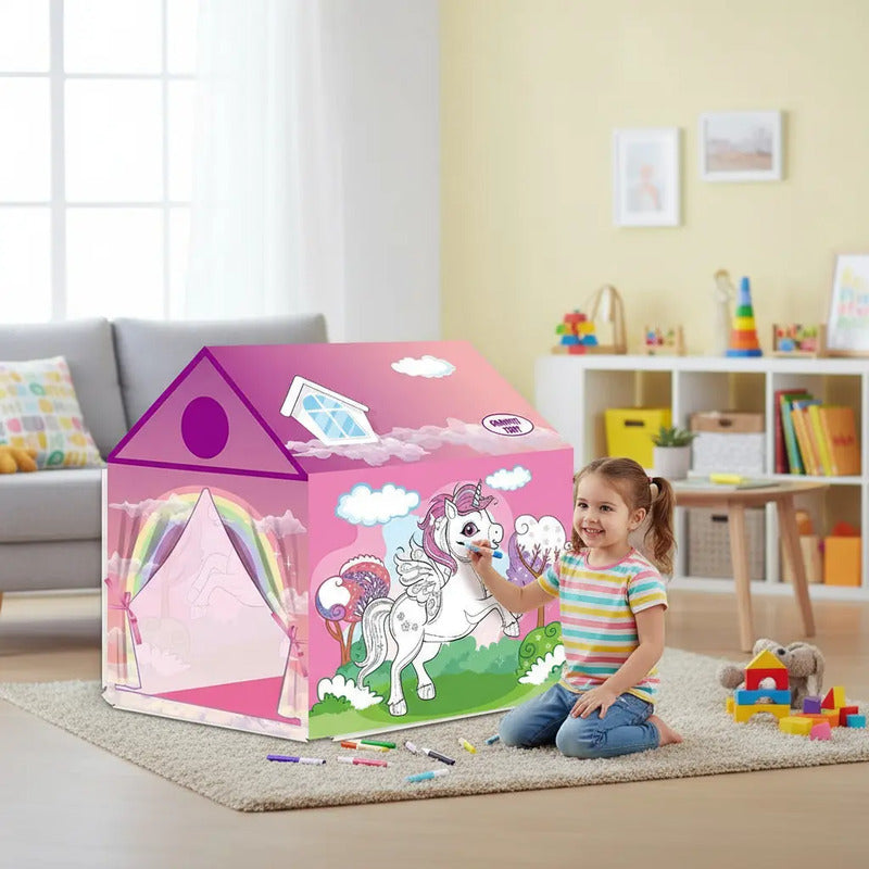 Carpa De Juego Graffiti Lavable Con Bolígrafo De Color Cc-20 Color Lila